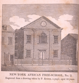 African Free School, engraving
