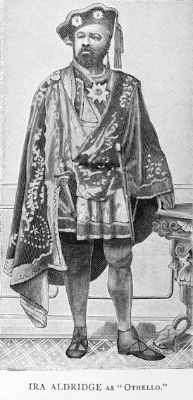 Ira Aldridge as "Othello"