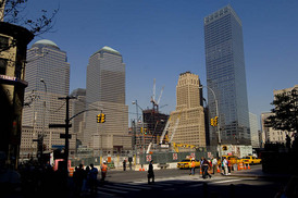 Current view of where Hughson's Tavern once stood