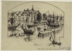 City Hall and Great Dock, 1679