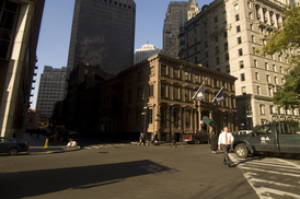 Current view of the site of the Tappan Brothers' offices